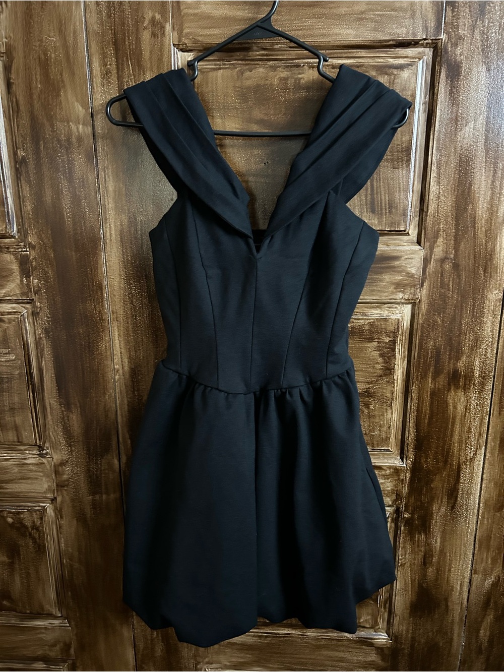 wild fable Black Fit-and-Flare Mini Dress